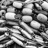 Buy canvas prints of Fishing floats by Kevin Hellon