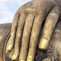 Buy canvas prints of Hand of Buddha by Kevin Hellon