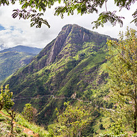 Buy canvas prints of Mountain view near Ella, Sri Lanka by Kevin Hellon