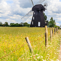 Buy canvas prints of Lacey Green windmill by Kevin Hellon
