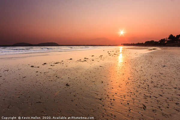 Sunrise at Sai Ri beach, Picture Board by Kevin Hellon