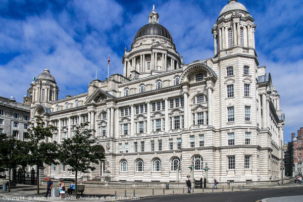 Port of Liverpool Building,  Picture Board by Kevin Hellon