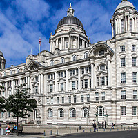 Buy canvas prints of Port of Liverpool Building,  by Kevin Hellon