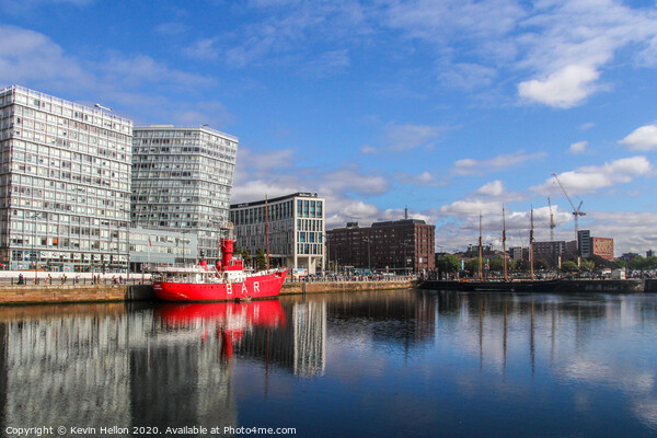 Lightship, Canning Dock, Liverpool Picture Board by Kevin Hellon