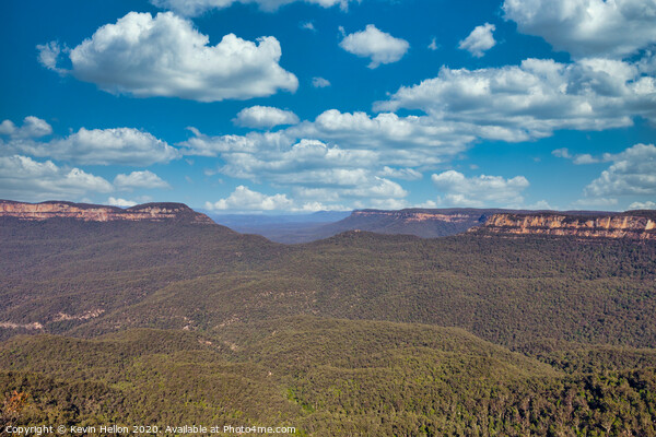 The Blue Mountains,  Picture Board by Kevin Hellon