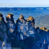 Buy canvas prints of The Blue Mountains,  by Kevin Hellon