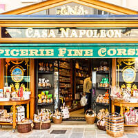 Buy canvas prints of Casa Napoleon grocers  by Kevin Hellon