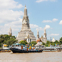 Buy canvas prints of Wat Arun Temple of Dawn by Kevin Hellon