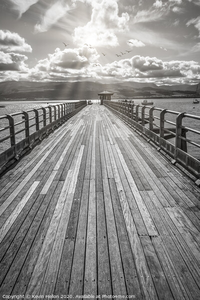 Beaumaris pier Picture Board by Kevin Hellon