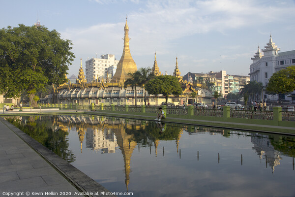 Sule Pagoda, Picture Board by Kevin Hellon