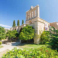 Buy canvas prints of Bellapais Abbey, Northern Cyprus by Kevin Hellon