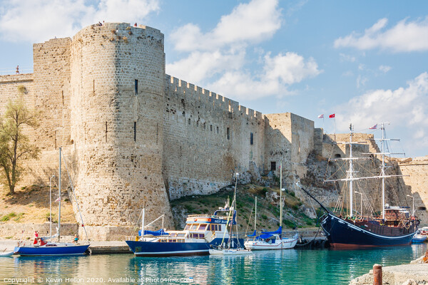 Kyrenia Castle, Northern Cyprus Picture Board by Kevin Hellon