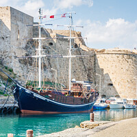 Buy canvas prints of Kyrenia castle, Northern Cyprus by Kevin Hellon