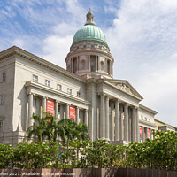 Buy canvas prints of The SIngapore National Art Gallery, by Kevin Hellon