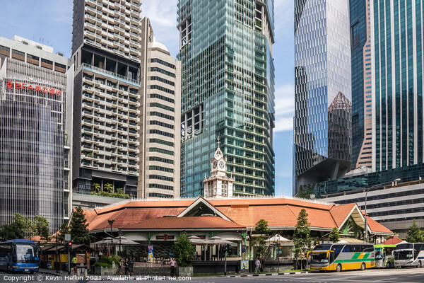 Lau Pa Sat food court  Picture Board by Kevin Hellon