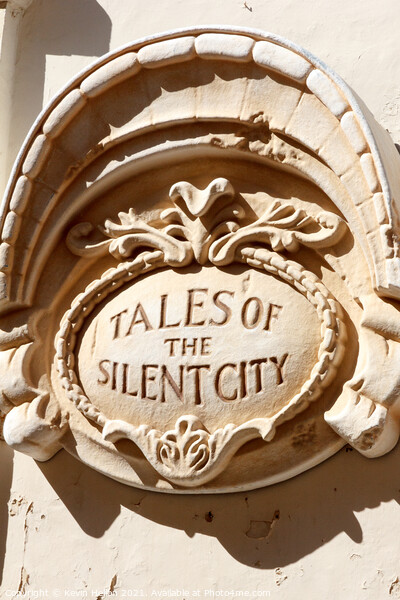 Tales of the Silent City sign  Picture Board by Kevin Hellon