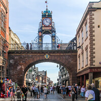 Buy canvas prints of Eastgate clock by Kevin Hellon