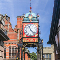 Buy canvas prints of The Eastgate clock by Kevin Hellon