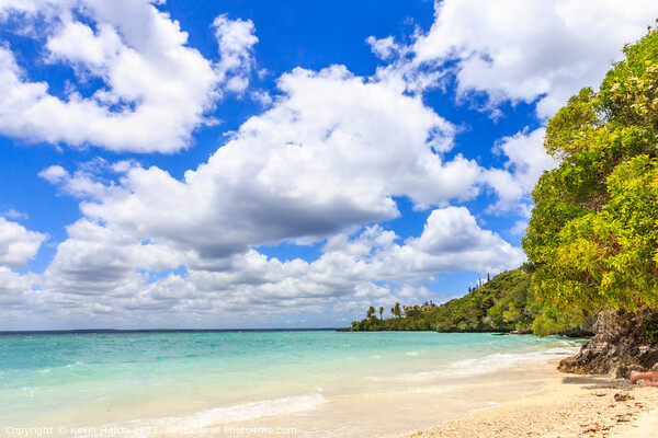 Easo beach, Lifou, New Caledonia, South Pacific Picture Board by Kevin Hellon
