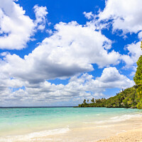 Buy canvas prints of Easo beach, Lifou, New Caledonia, South Pacific by Kevin Hellon
