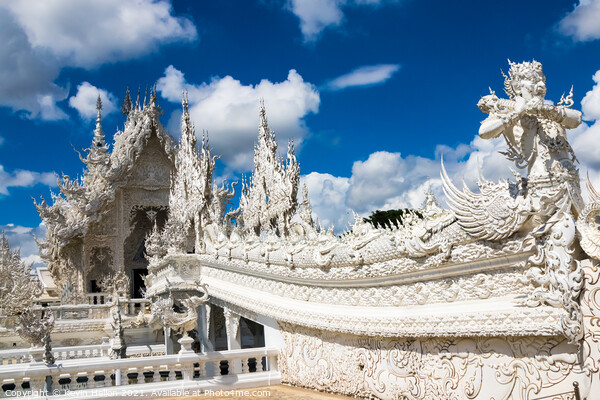 Wat Rong Khun in Chiang Rai.  Picture Board by Kevin Hellon