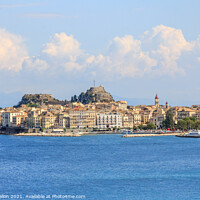 Buy canvas prints of View of Corfu Town  by Kevin Hellon