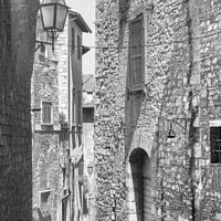 Buy canvas prints of Street in the ancient town of Narni by Kevin Hellon