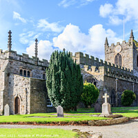 Buy canvas prints of St Mary's and St Nicholas' Church by Kevin Hellon