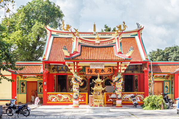 Chinese buddhist temple Picture Board by Kevin Hellon