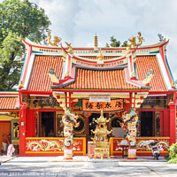 Buy canvas prints of Chinese buddhist temple by Kevin Hellon