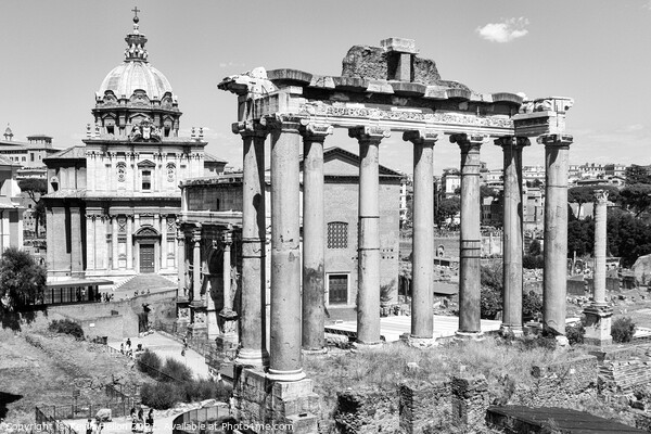 The Roman Forum Picture Board by Kevin Hellon