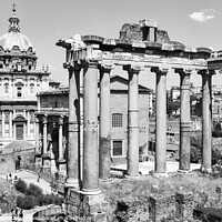 Buy canvas prints of The Roman Forum by Kevin Hellon