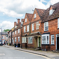 Buy canvas prints of Street of listed buildings by Kevin Hellon