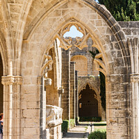 Buy canvas prints of Bellapais Abbey, Northern Cyprus by Kevin Hellon