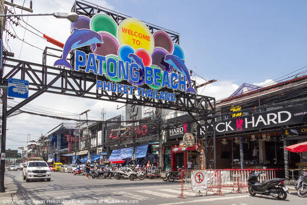 Welcome to Patong beach  Picture Board by Kevin Hellon