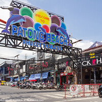 Buy canvas prints of Welcome to Patong beach  by Kevin Hellon