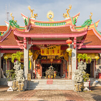 Buy canvas prints of The Jui Tui Chinese shrine.  by Kevin Hellon