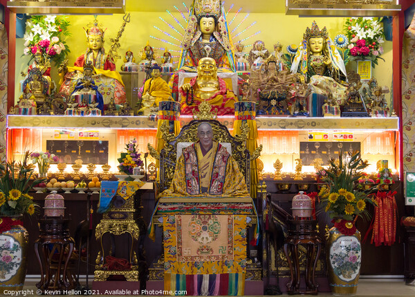 Tibetan shrine, Singapore Picture Board by Kevin Hellon