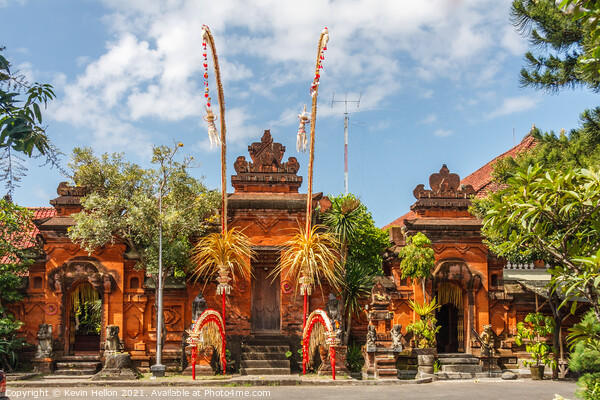 Hindu temple, Bali, Indonesia Picture Board by Kevin Hellon