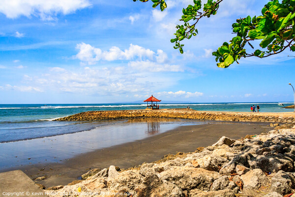 Sanur beach, Bali, Indonesia Picture Board by Kevin Hellon