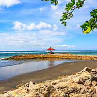 Buy canvas prints of Sanur beach, Bali, Indonesia by Kevin Hellon