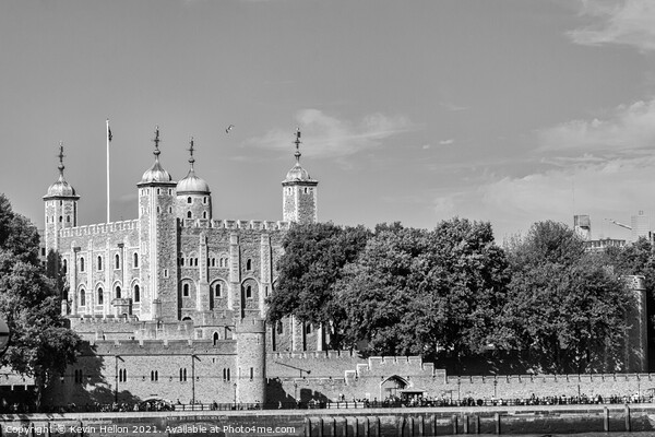 Tower of London, London on a sunny day  Picture Board by Kevin Hellon