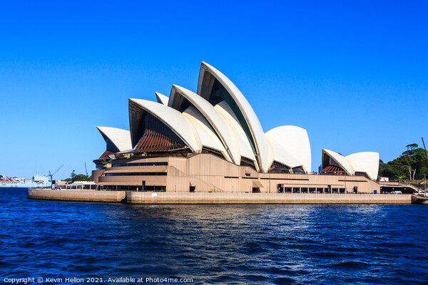 View of the Opera House in Sydney Harbor. Picture Board by Kevin Hellon