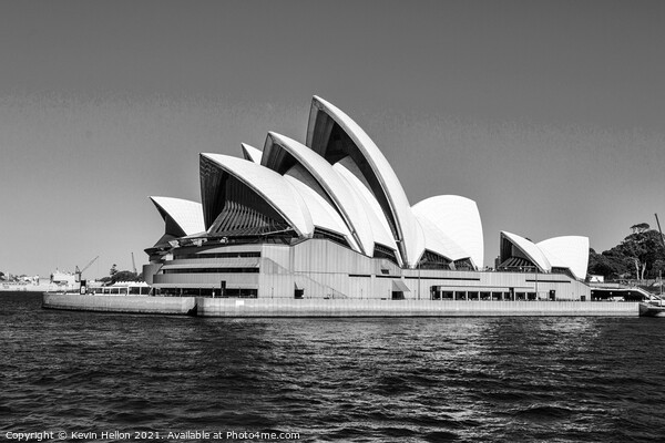 View of the Opera House in Sydney Harbor. Picture Board by Kevin Hellon