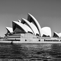 Buy canvas prints of View of the Opera House in Sydney Harbor. by Kevin Hellon