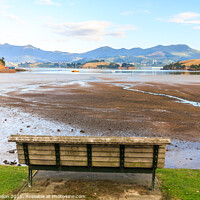 Buy canvas prints of Bench with a view by Kevin Hellon