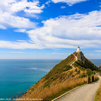 Buy canvas prints of Pathway leading up to the lighthouse by Kevin Hellon