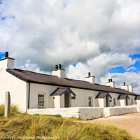 Buy canvas prints of Pilot's Cottages, Llanddwyn Island, Anglesey, Nort by Kevin Hellon
