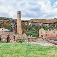 Buy canvas prints of Remains of Porth Wen Brickworks by Kevin Hellon