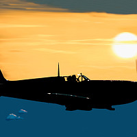 Buy canvas prints of Spifire Morning Patrol by Colin Smedley